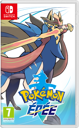 Boxart Pokémon Épée Nintendo Switch