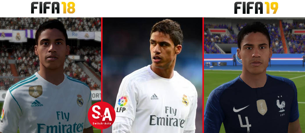 Varane FIFA 19 Nintendo Switch