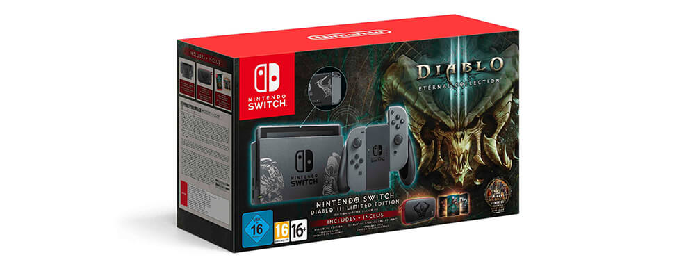 Illustration Nintendo Switch pack Diablo III