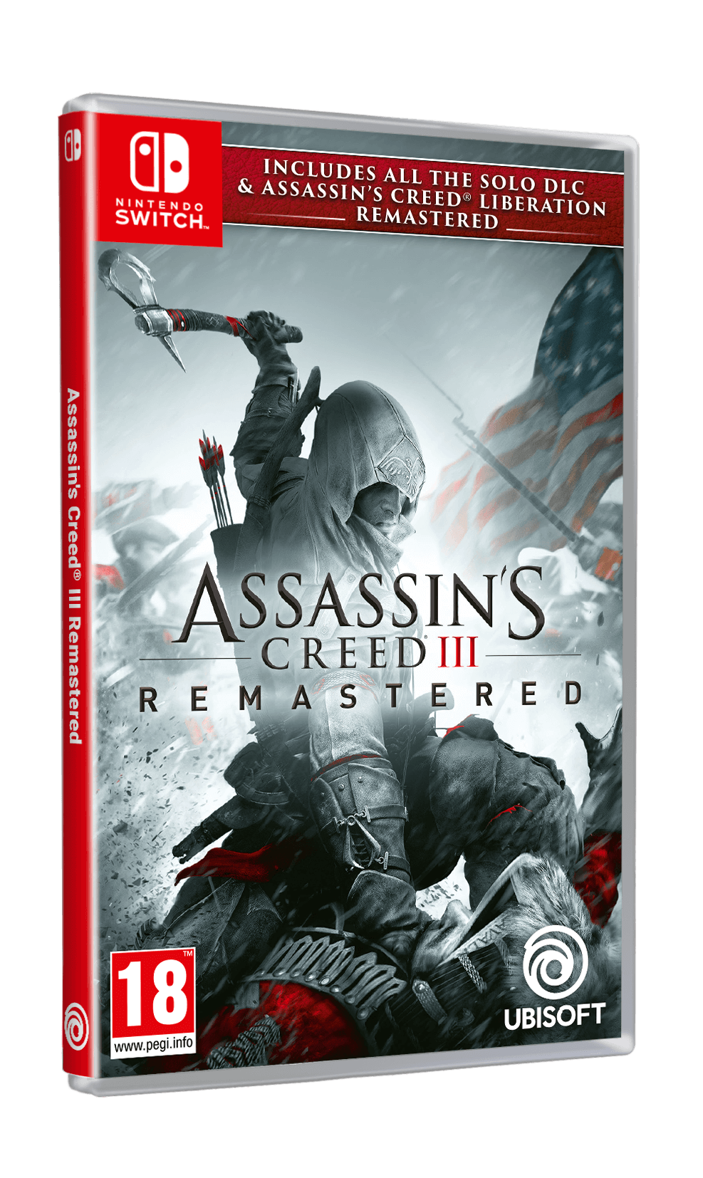 Assassin's Creed III Remastered Switch Boxart