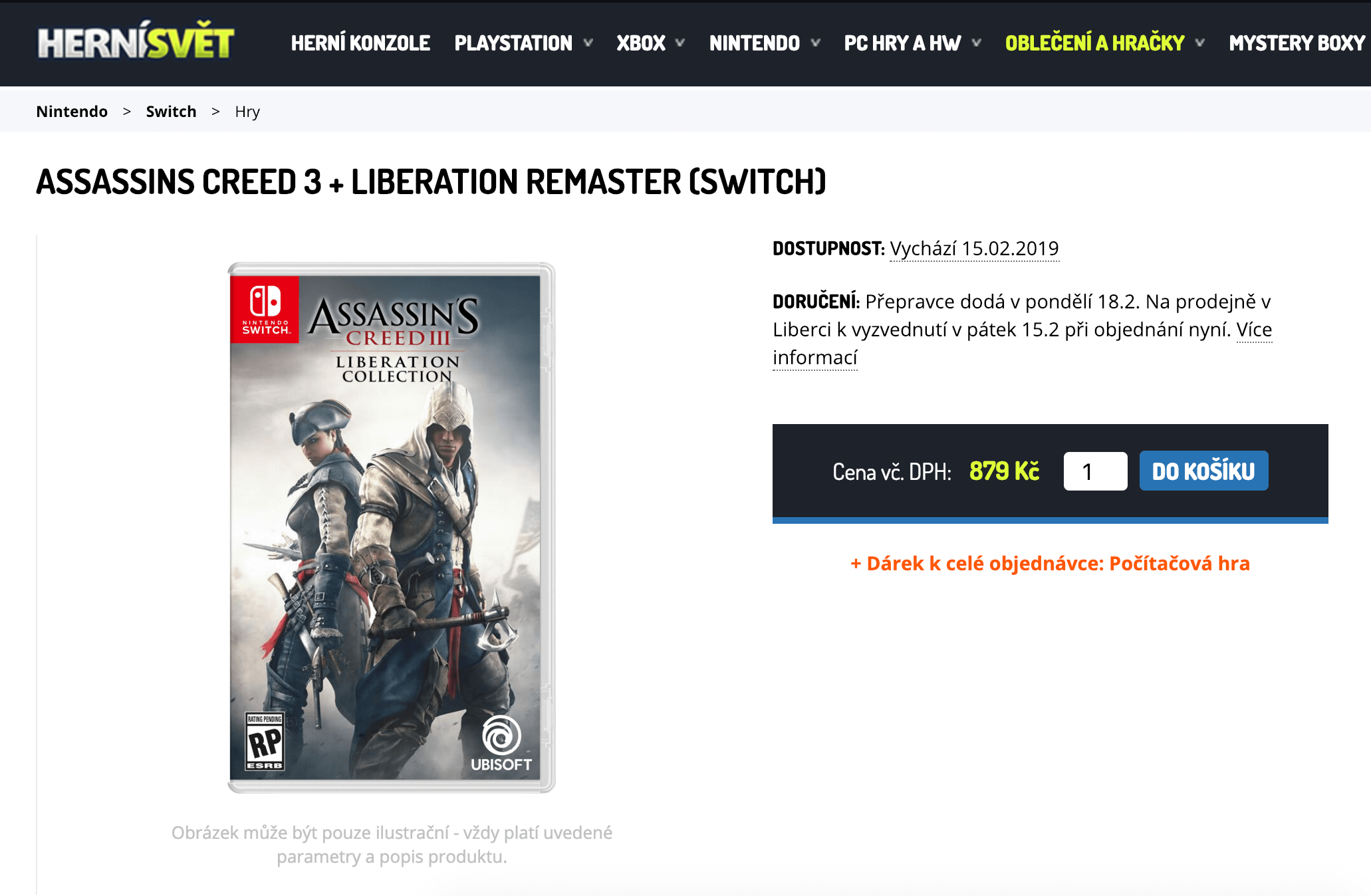 Assassin's Creed III + Liberation - Nintendo Switch