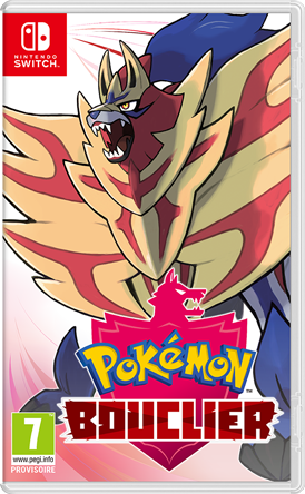 Boxart Pokémon Bouclier Nintendo Switch