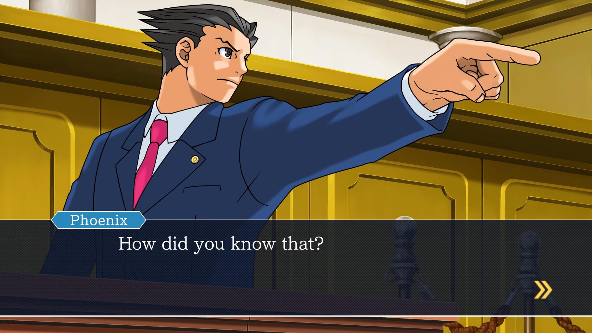 Phoenix Wright Ace Attorney Trilogy Switch