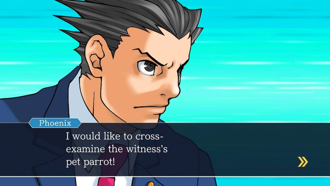 Phoenix Wright Ace Attorney Trilogy Switch