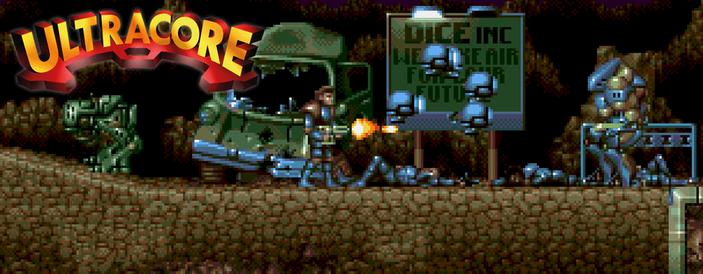 Hardcore devient Ultracore projet annulée sur megadrive qui va sortir sur switch,ps4,vta Ultracore-hardcore-nintendo-switch-