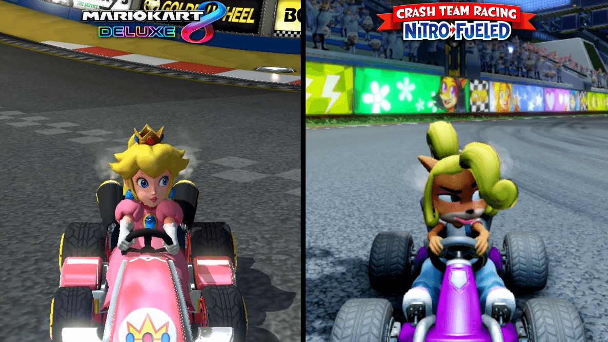 ctr vs mario kart