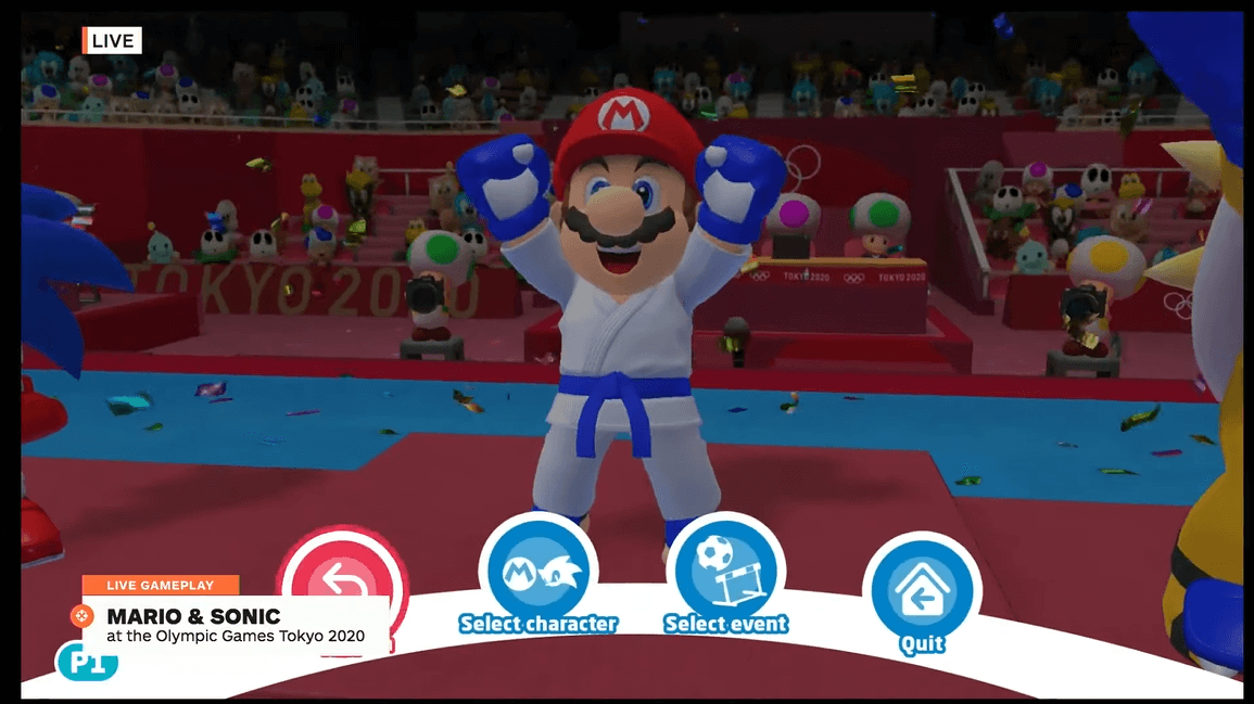 mario et sonic aux jo de tokyo 2020