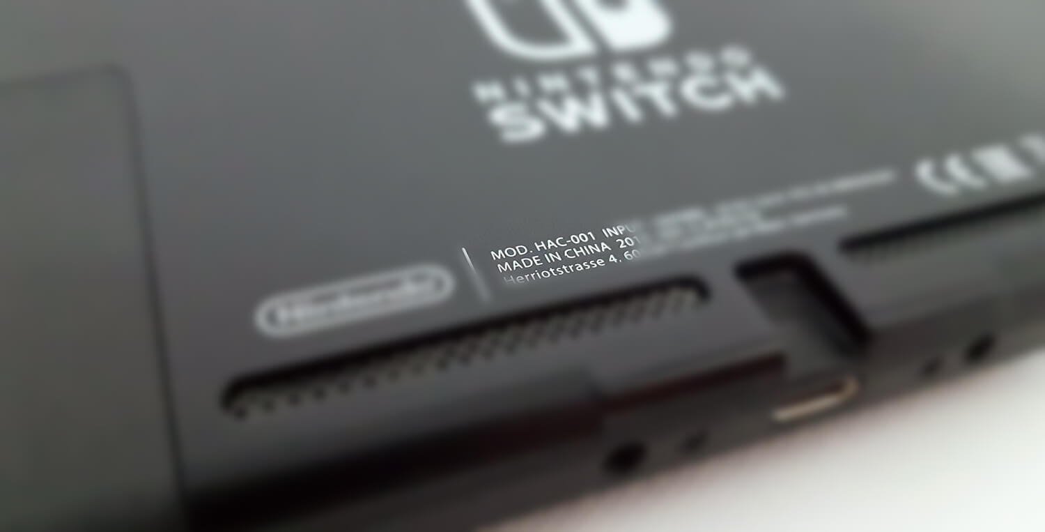 Numero de modele Nintendo Switch