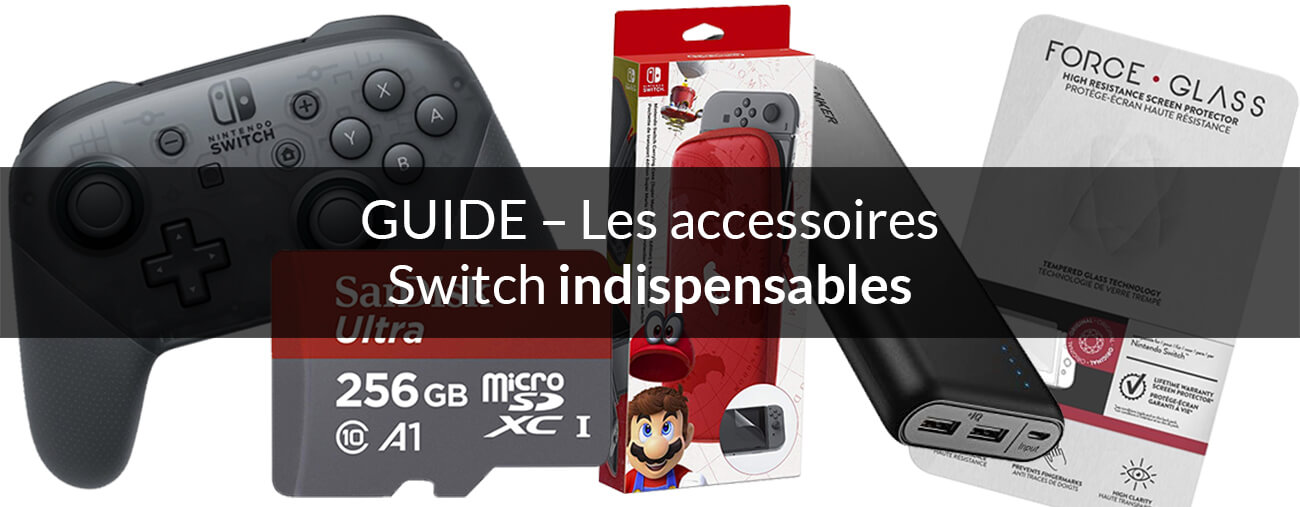 Nintendo Switch : les accessoires indispensables à petits prix cette semaine