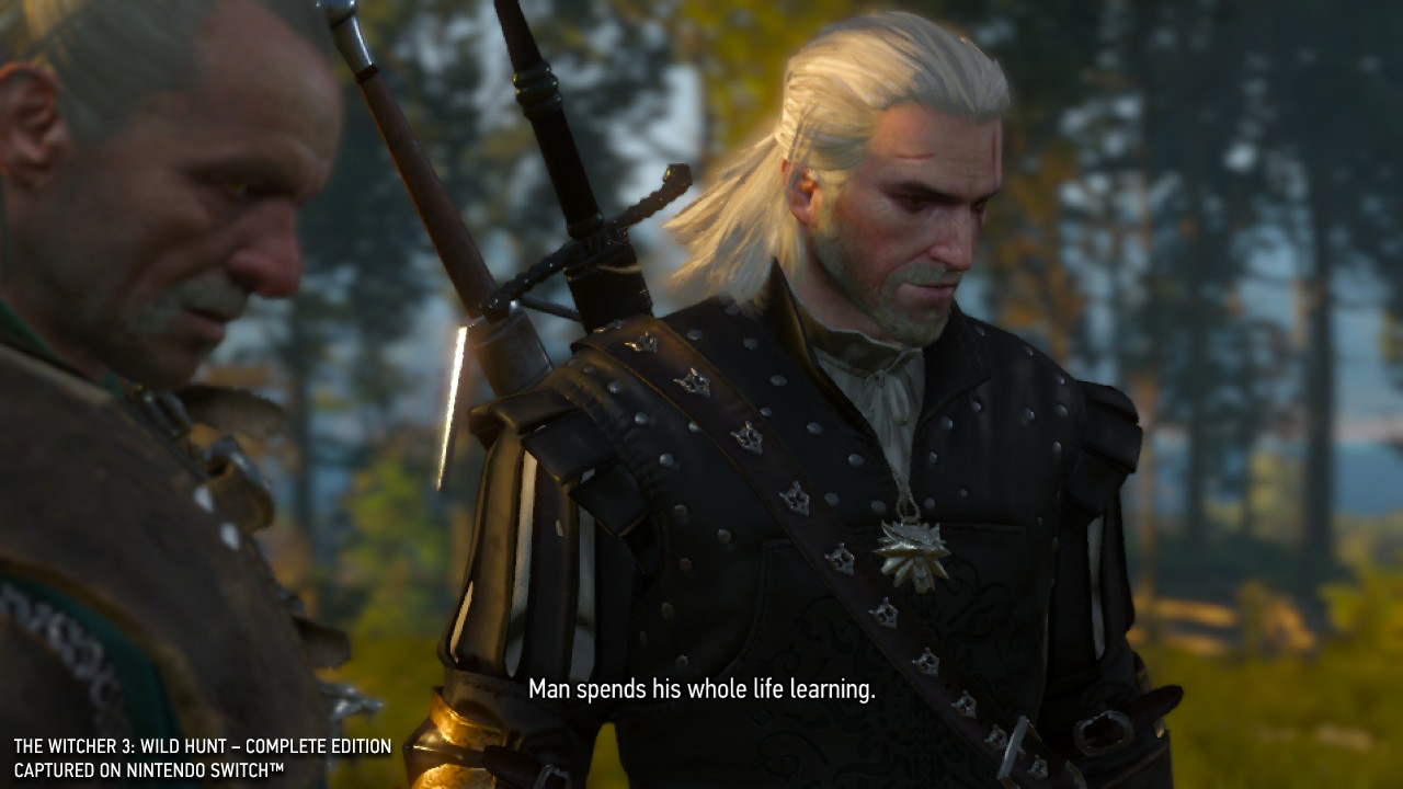 The Witcher 3 Nintendo Switch screenshot