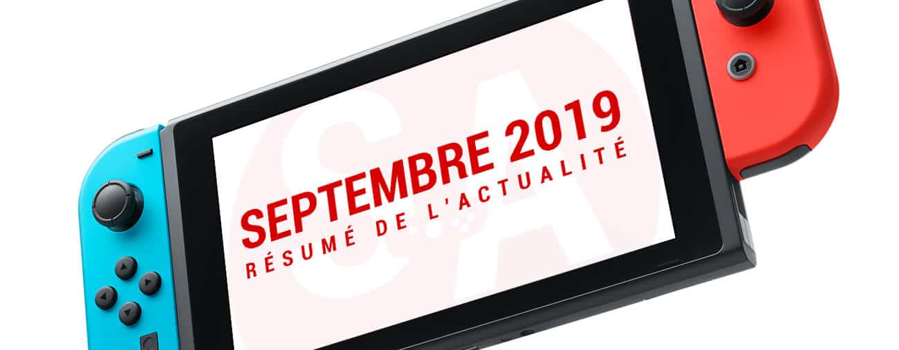 Résumé Nintendo Switch septembre 2019