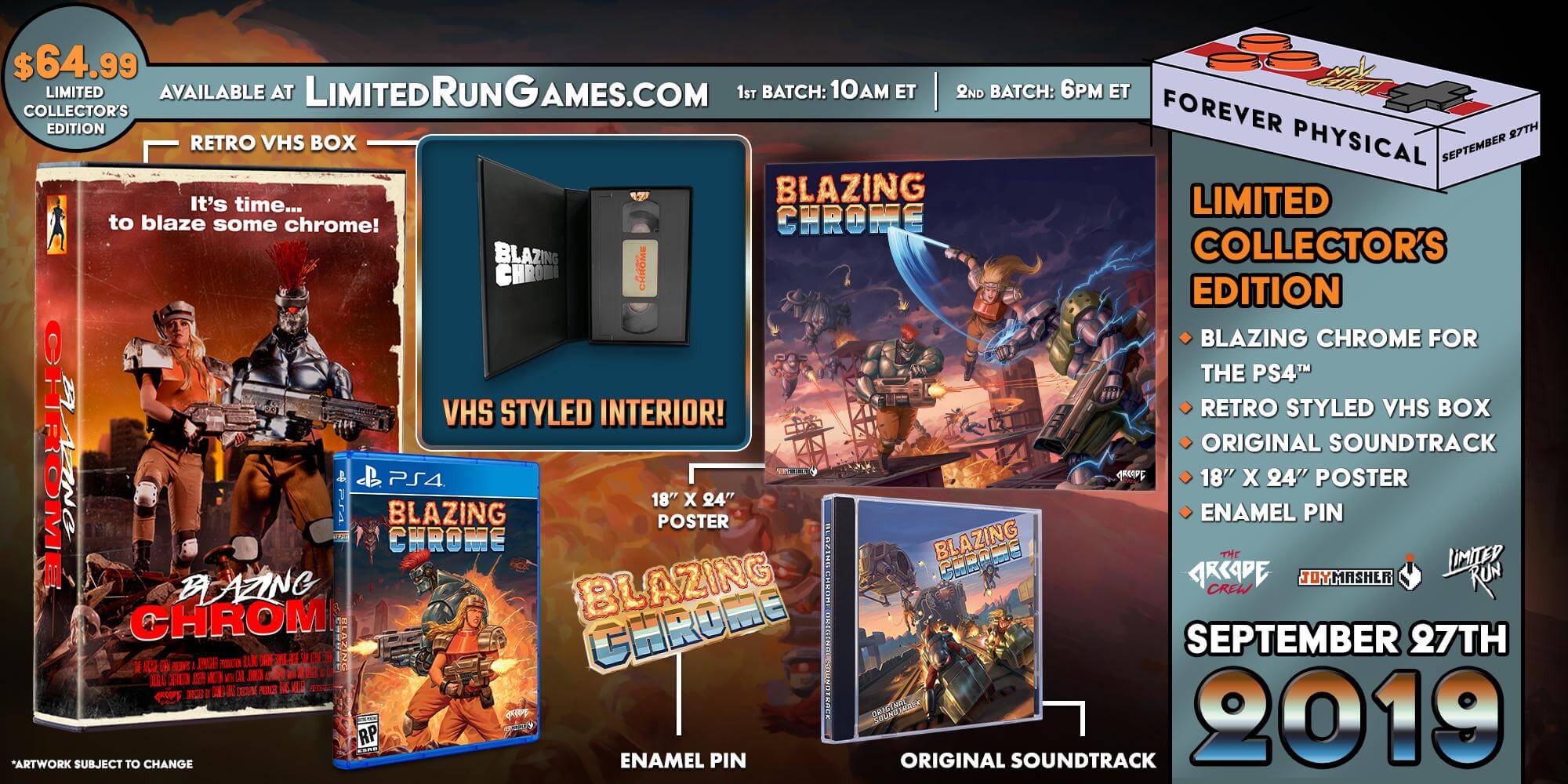 Blazing Chrome : édition physique collector