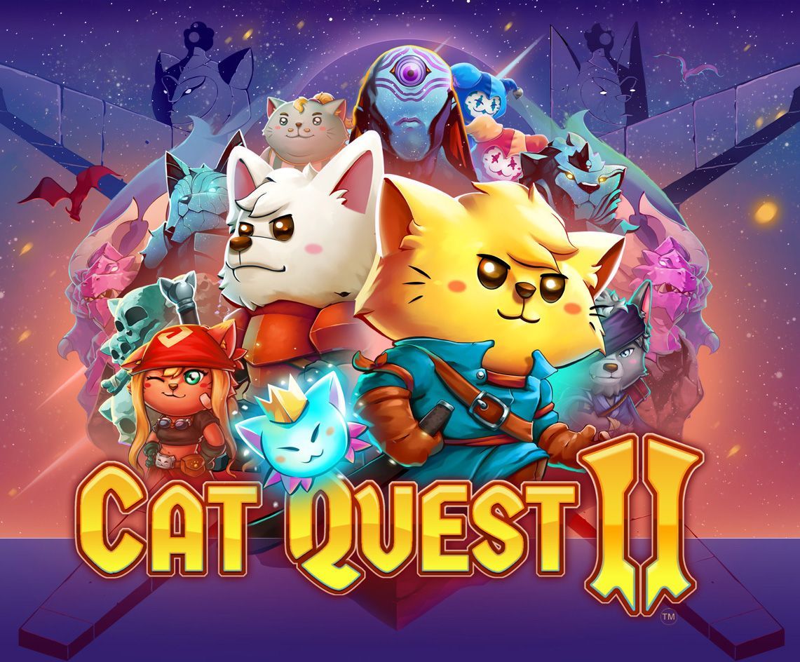 Cat games 2. Cat Quest II. Кэт квест. Игра Кэт квест. Кэт квест 2 арты.