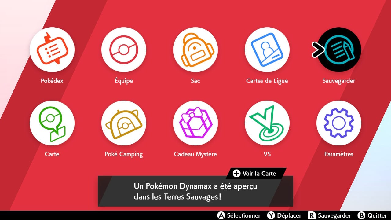 Pokémon Menu