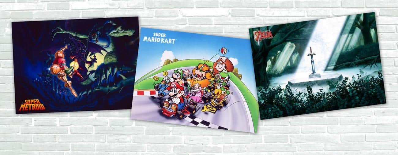 posters nintendo snes gratuits