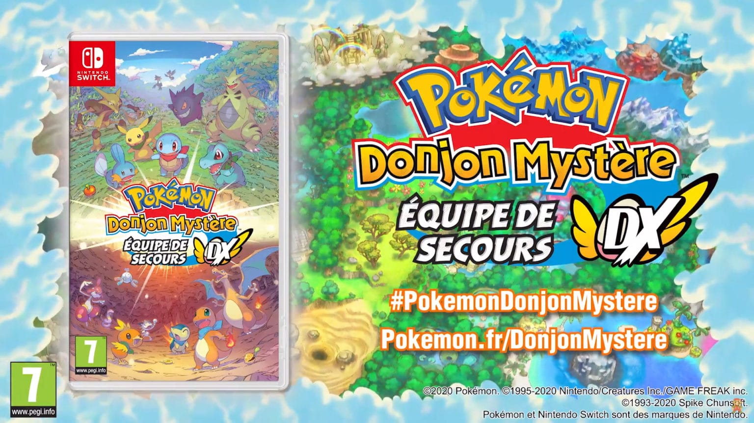 Pokémon Donjon Mystère Equipe de Secours DX sur Switch - Switch-Actu