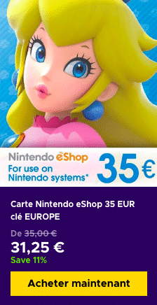 Acheter carte eShop pas cher