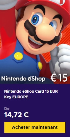 Nintendo eShop 15 euros