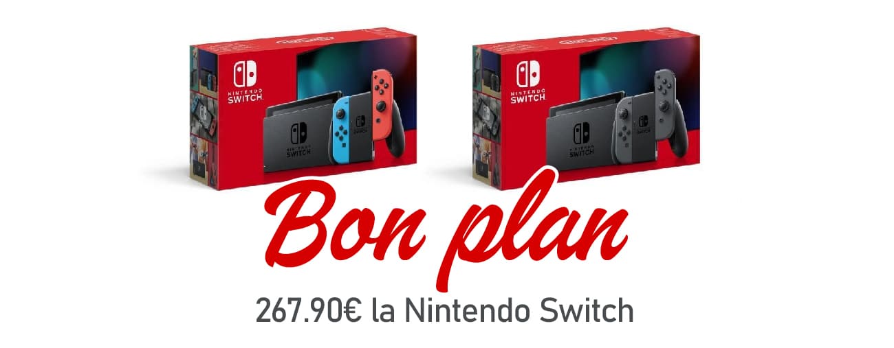 bon plan nintendo switch pas chère