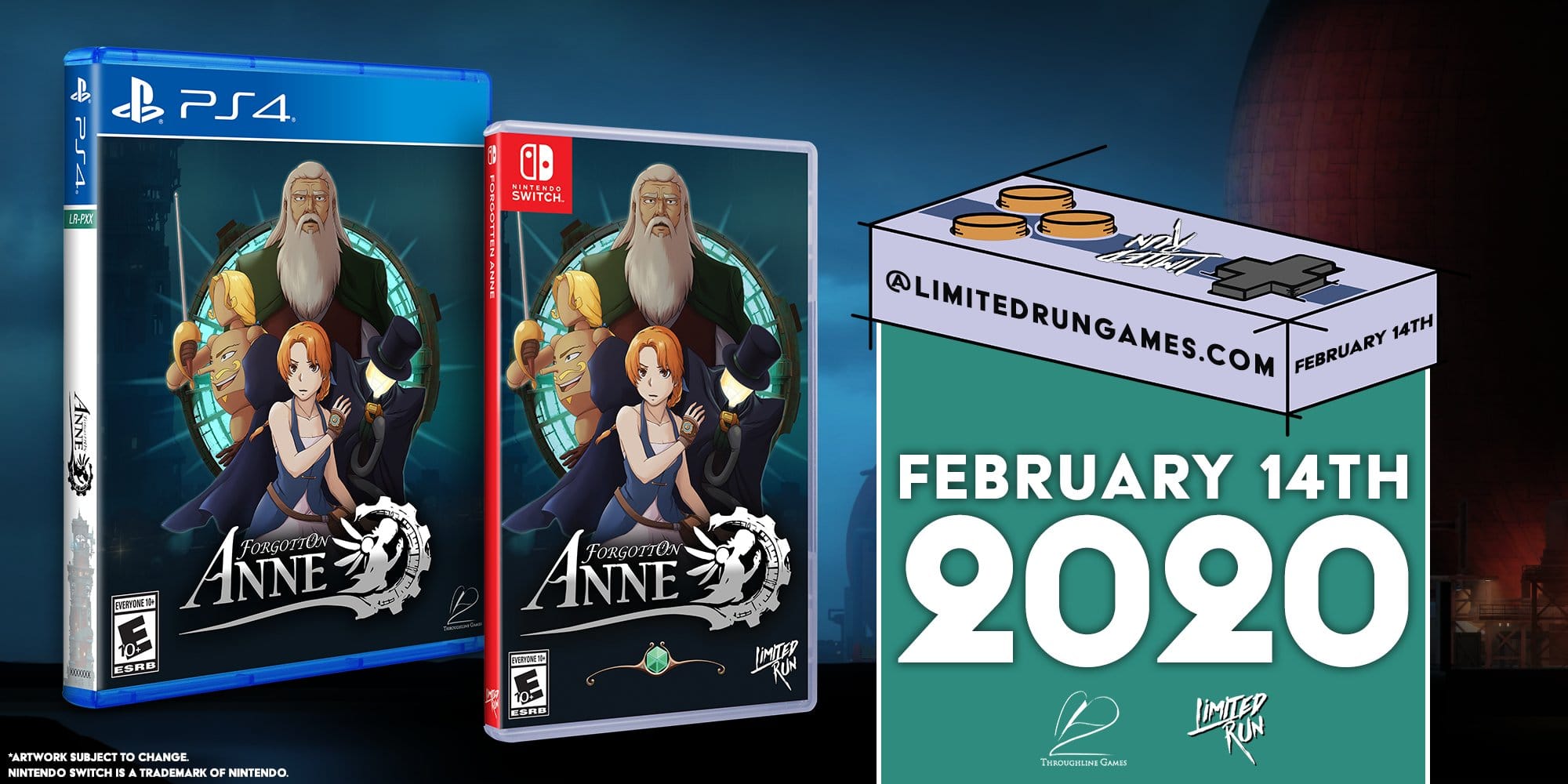 L’édition boîte standard de Forgotton Anne sur Nintendo Switch