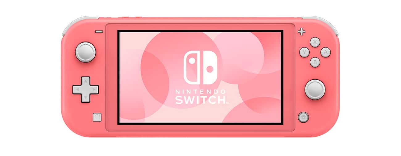 nintendo switch lite corail