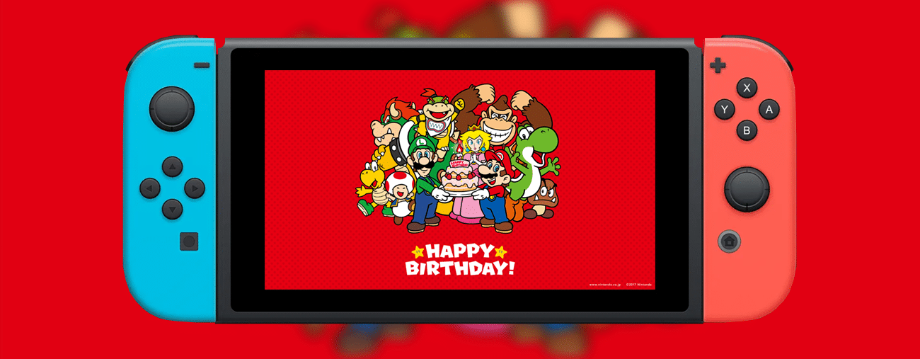 anniversaire nintendo Switch