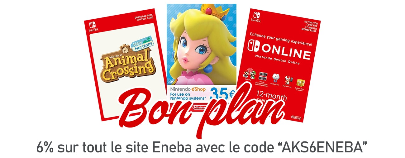 bon plan eneba nintendo switch code promo