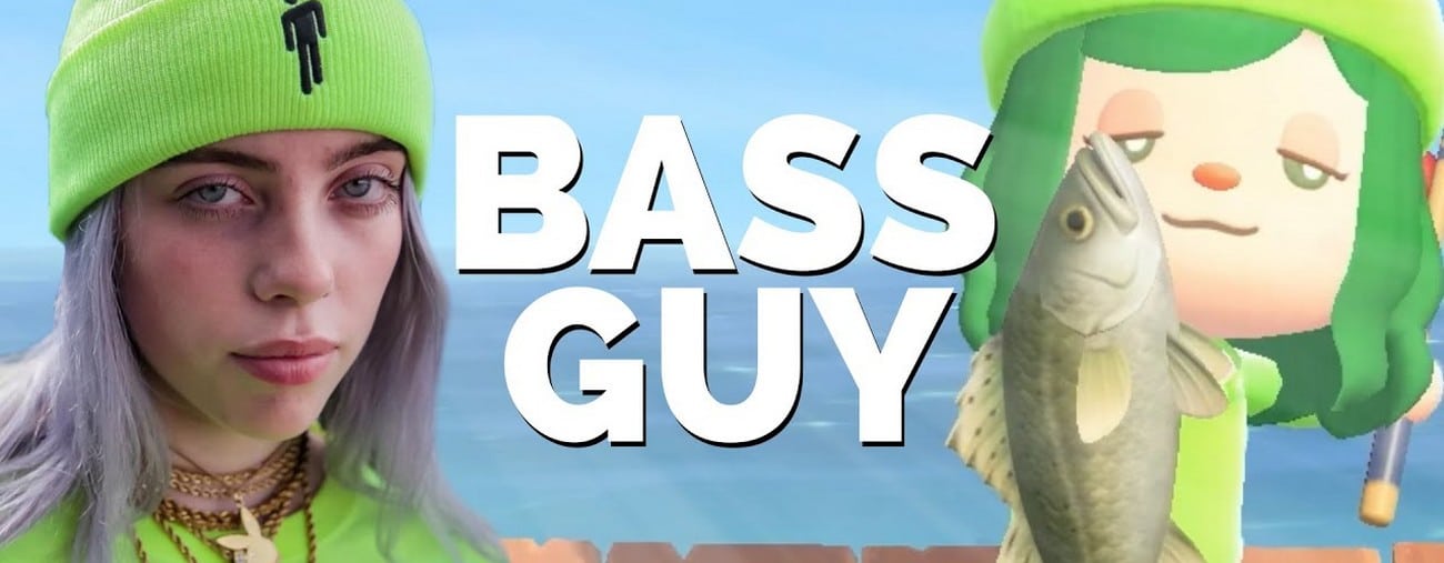 bass guy animal crossing new horizons billie eilish