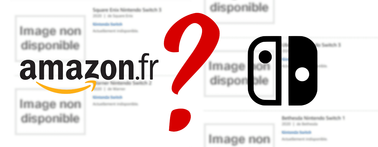 Amazon France liste des jeux Nintendo Switch