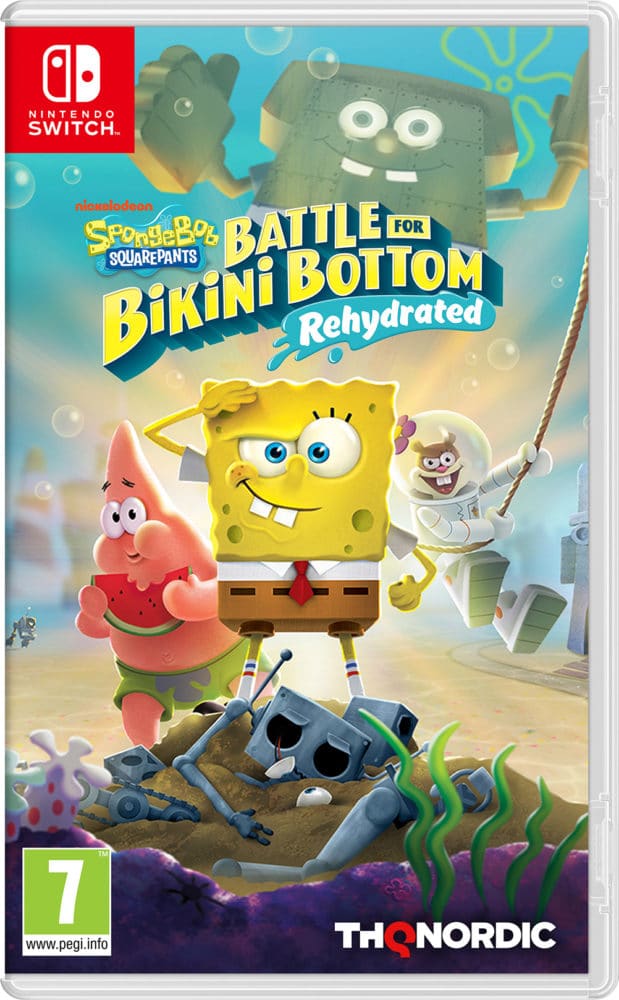 Bob L ponge Bataille Pour Bikini Bottom Rehydrated Nintendo 