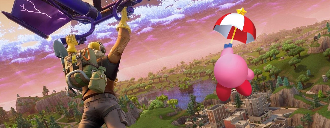 kirby fortnite party royale