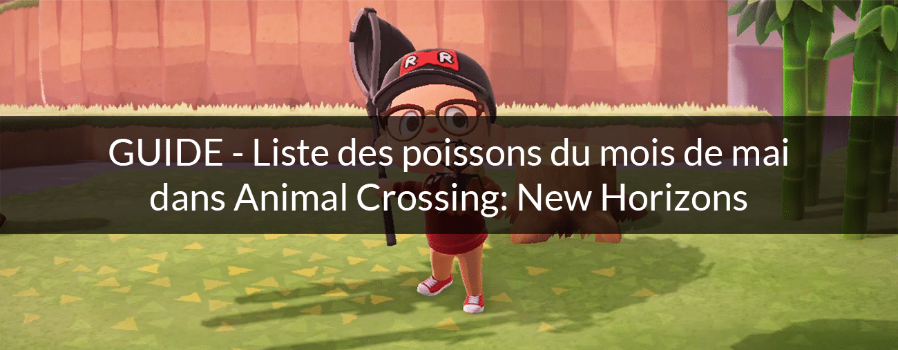 poissons mai animal crossing new horizons nintendo switch