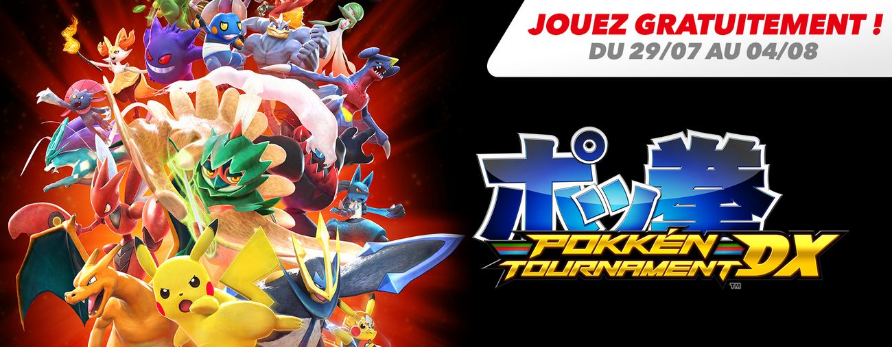 pokkén tournament dx gratuit une semaine switch