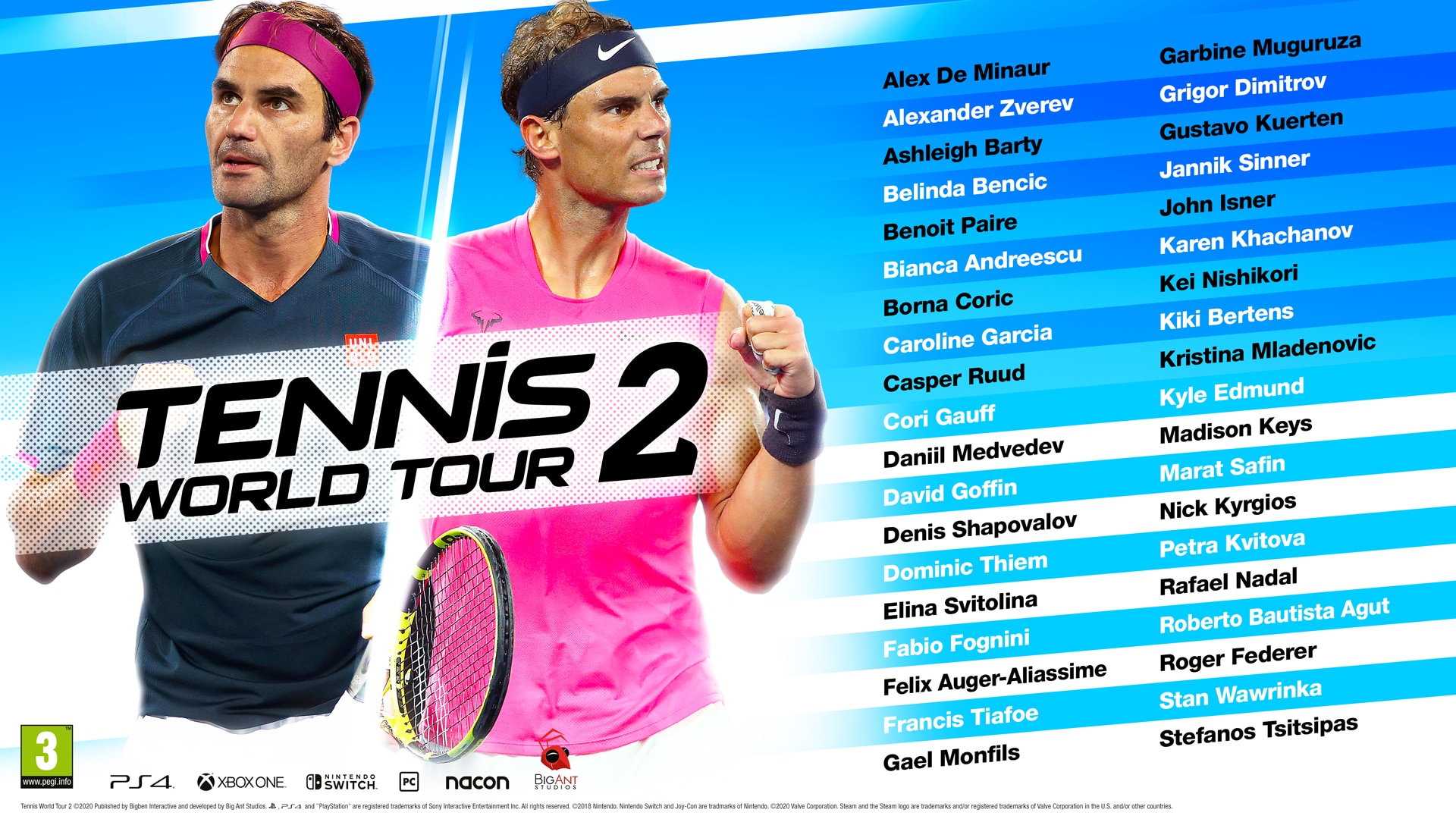 Tennis World Tour 2 Switch