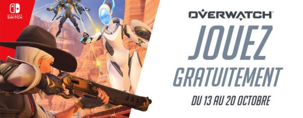 Overwatch jeu gratuit Nintendo Switch