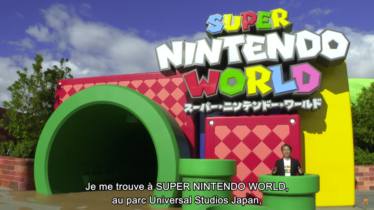 Super Nintendo World présentation Miyamoto
