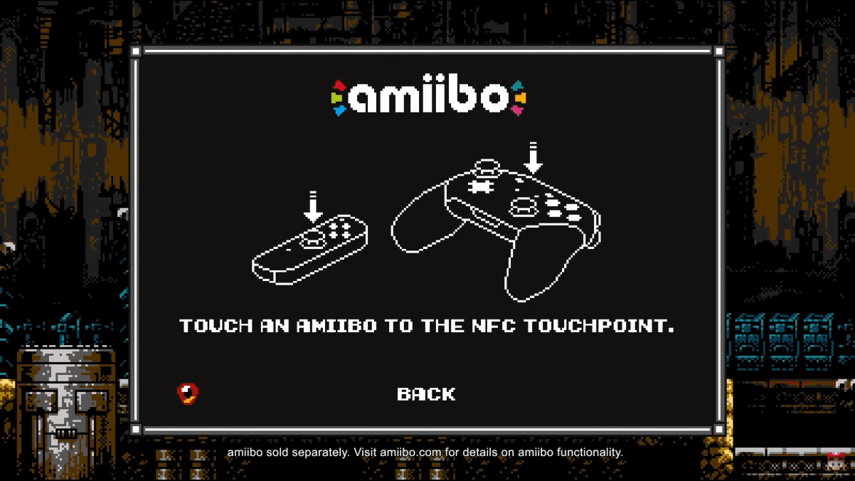 Cyber Shadow Amiibo support 