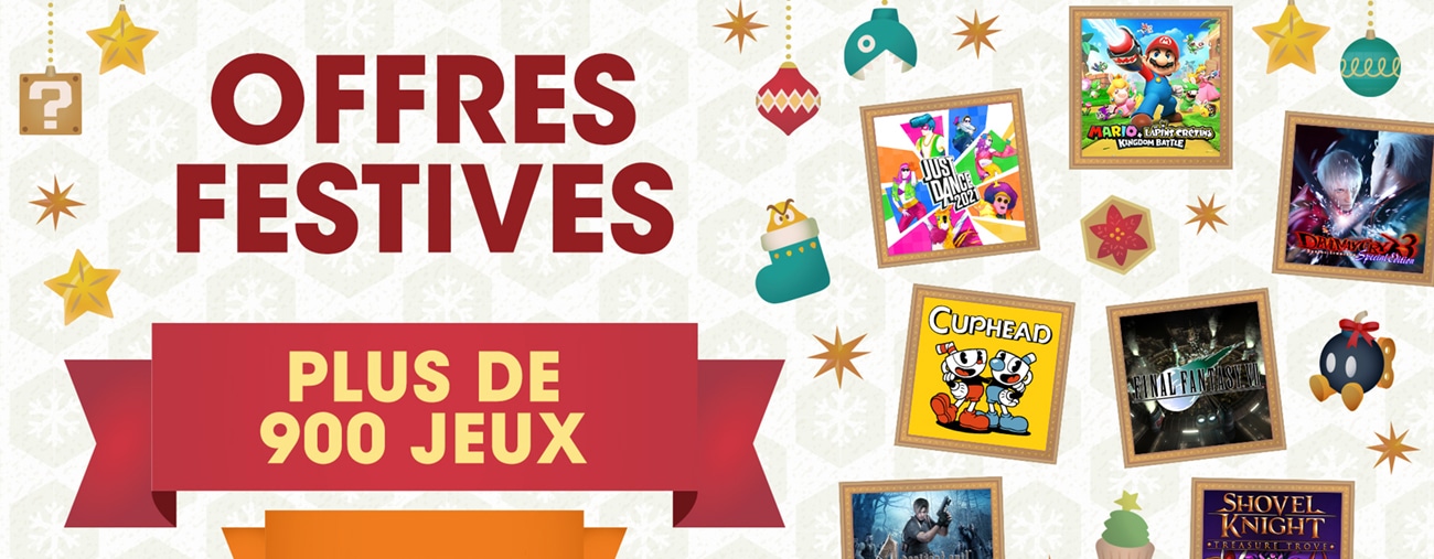 eShop - Plus de 900 jeux en promo sur Switch pour Noël