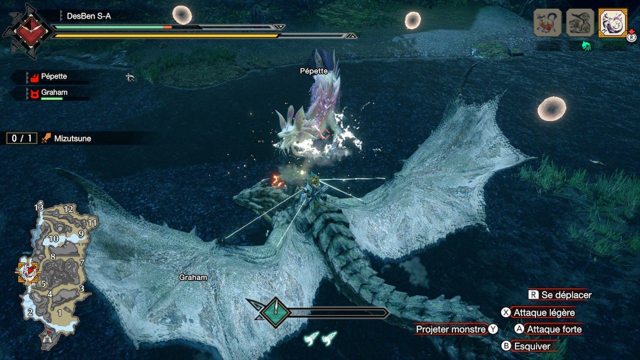 Capture d'écran Monster Hunter Rise Nintendo Switch