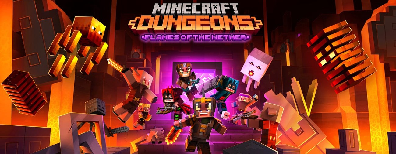 minecraft dungeons dlc mise a jour fevrier 2021