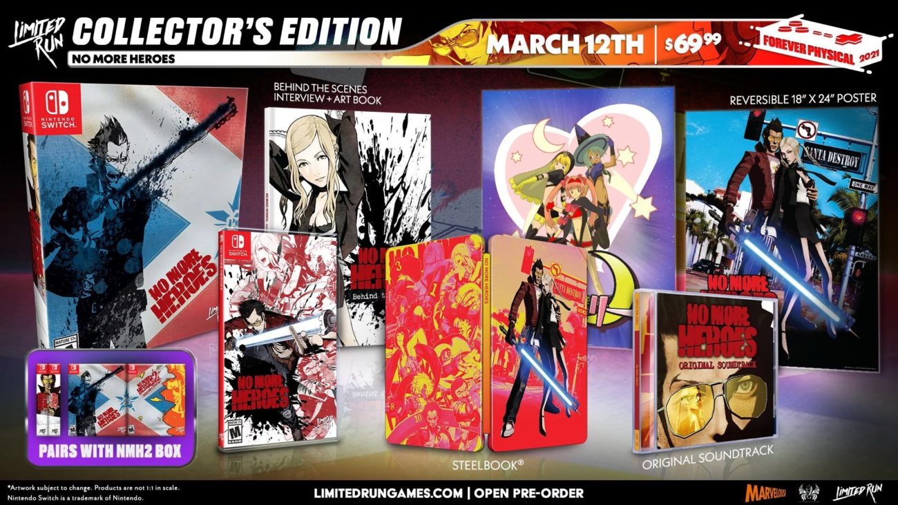 no more heroes 1 et 2 physique collector switch 4