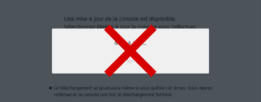 Nintendo a retiré la mise à jour 12.0.3 de la Switch