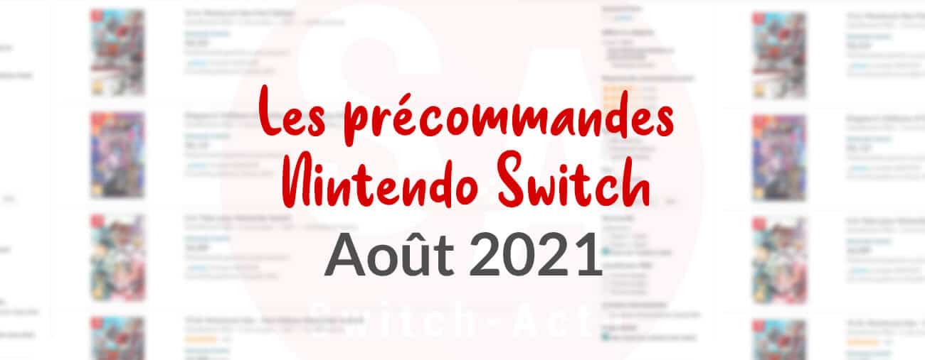 Recap des précommandes aout