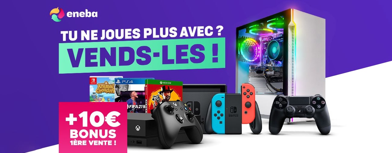 Eneba se lance dans la vente de consoles et jeux entre particuliers