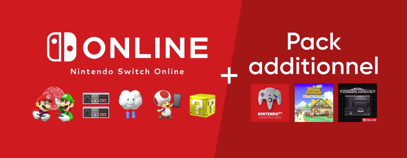 nintendo switch online plus pack additionnel date de sortie prix