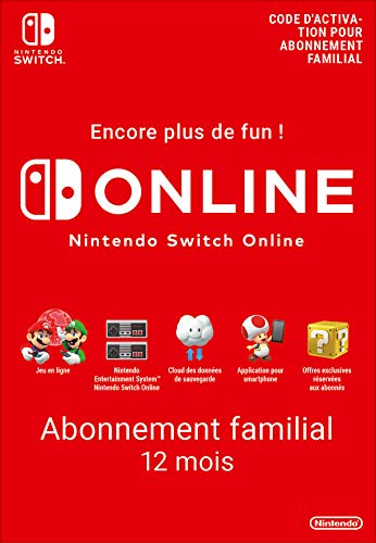 Nintendo Switch Online - Abonnement 12 Mois Famille | Code de téléchargement (Switch)