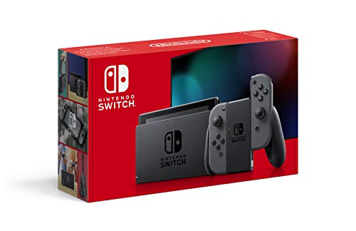 Console Nintendo Switch avec une paire de Joy-Con grises