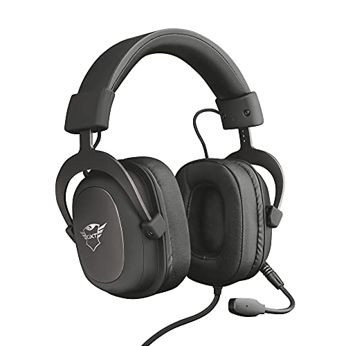 Trust Gaming GXT 414 Zamak Casque Gamer avec Micro, Casque-micro pour PC, Ordinateur Portable, Xbox One, PS4 et Nintendo Switch, Jack 3.5mm, Over-Ear - Noir