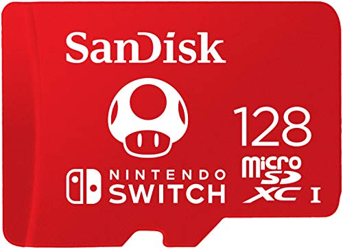SanDisk Carte microSDXC UHS-I pour Nintendo Switch 128Go - Produit sous licence Nintendo