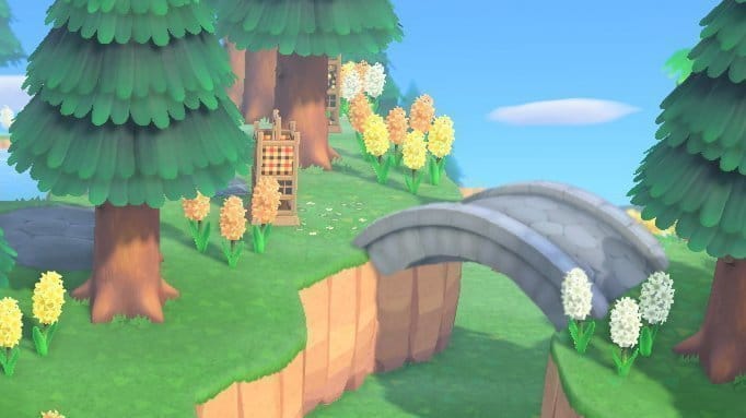 Animal Crossing New horizons pont falaise